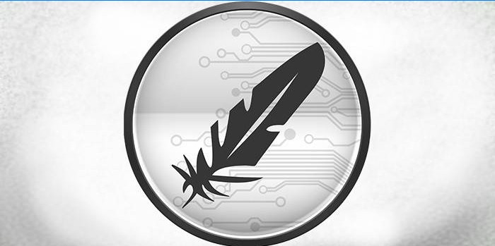 „Feathercoin“ logotipas