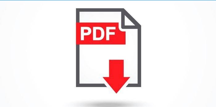 PDF failo piktograma