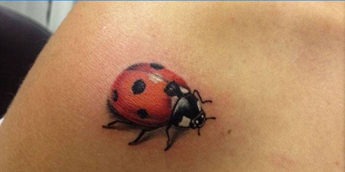 „Ladybug Tattoo 3D“