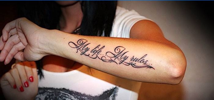 Laiškai tatuiruotėms apie gyvenimą.
