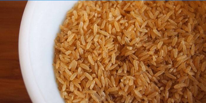 Lėkštė rudųjų ryžių