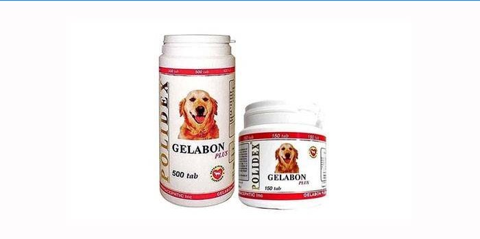 Vitaminai šunims Polidex Gelabon plus