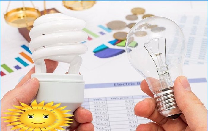 Energiją taupančios fluorescencinės lempos - taupymo mitai ir realybė
