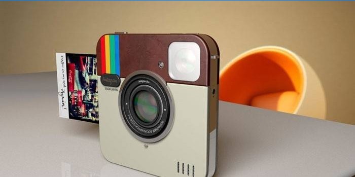 „Instagram“ logotipo kamera
