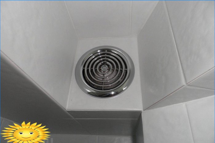 Išmetimo ventiliatorius vonios kambaryje