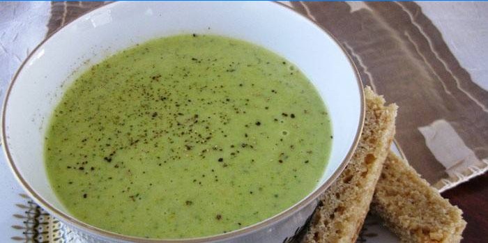 Kreminė sriuba žalia