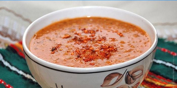 Turkijos raudonųjų lęšių tyrės sriuba