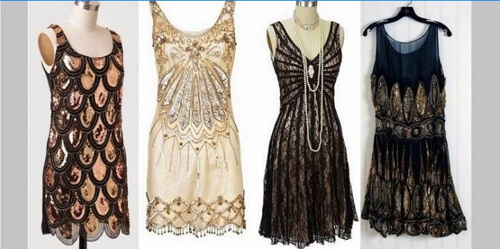 „Gatsby“ stiliaus suknelės