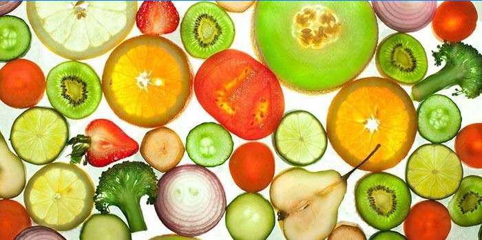 Susmulkintos daržovės ir vaisiai