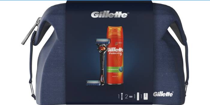 „Gillette“ kelioninių skustuvų rinkinys