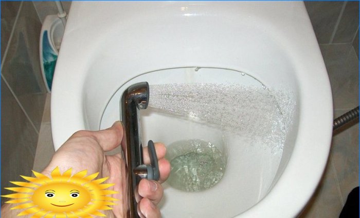 Paslėpto higieninio dušo įrengimas „pasidaryk pats“