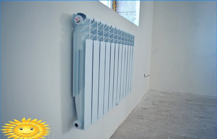 Aliuminio šildymo radiatorius