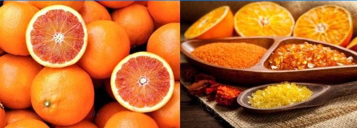 Apelsino žievelė odai valyti