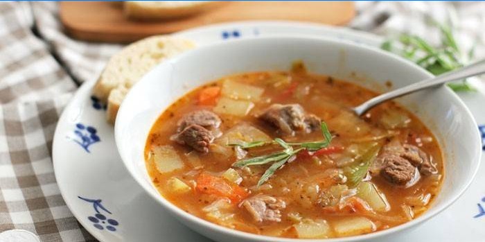 Bulvių sriuba su jautienos mėsa