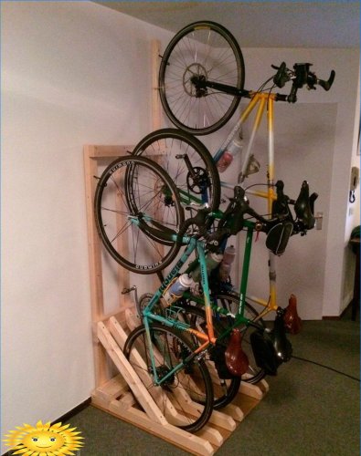 Visų tipų dviračių laikymo lentynos: nuo gatvės iki buto