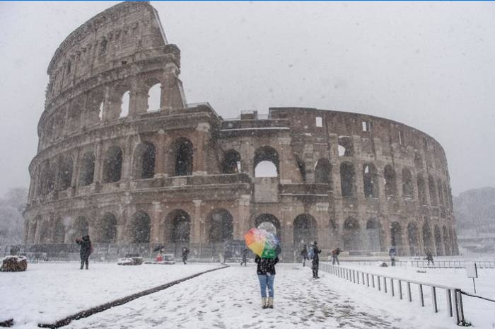 Roma žiemą