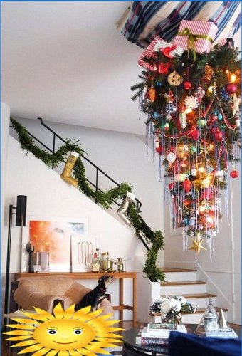 Kalėdinis buto papuošimas: 20 nuotraukų idėjų
