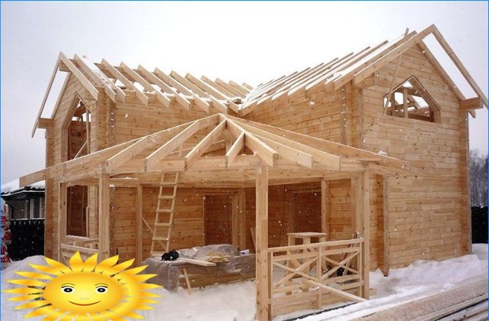Namas savo rankomis: kaip teisingai pastatyti žiemą