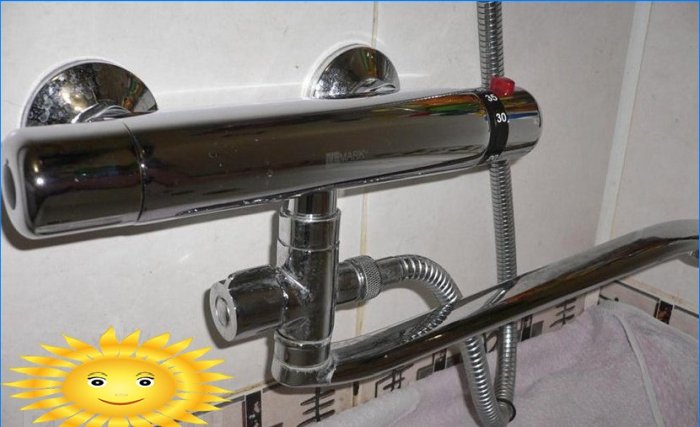 Išmanioji santechnika: termostatiniai vonios maišytuvai
