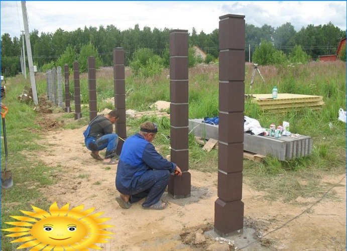 Kaip pasidaryti ir montuoti tvoros stulpus