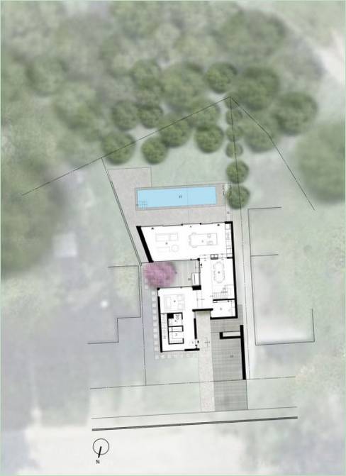 Cedarvale Ravine House privataus namo planas
