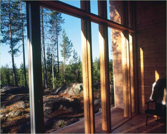 Kūrybiška ir moderni vila "Villa Valtanen" tolimoje, šaltoje Laplandijoje
