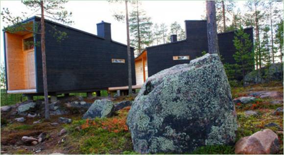 Kūrybiška ir moderni vila "Villa Valtanen" tolimoje šaltojoje Laplandijoje
