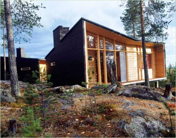 "Villa Valtanen" - kūrybinga ir moderni atokioje, šaltoje Laplandijoje